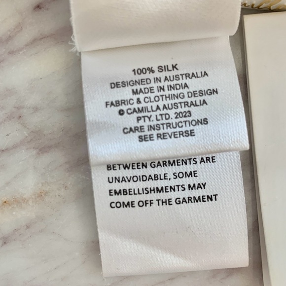 [🌟 PRICE FIRM] CAMILLA Under Scarab Skies Ring Headband Silk Headwrap - Picture 13 of 13